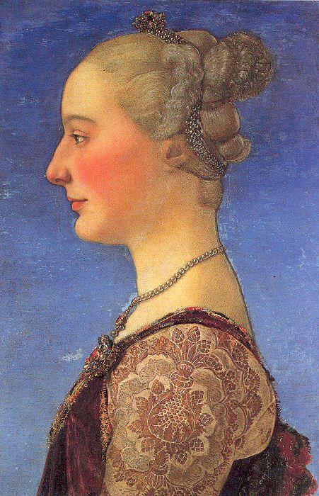 Pollaiuolo, Piero Portrait of a Young Woman oil painting image